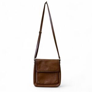 Relic Crossbody Bag Vegan Leather Tan